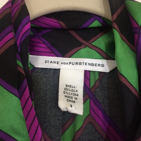 Diane vonFurstenberg silk blouse - Picture 3 of 4